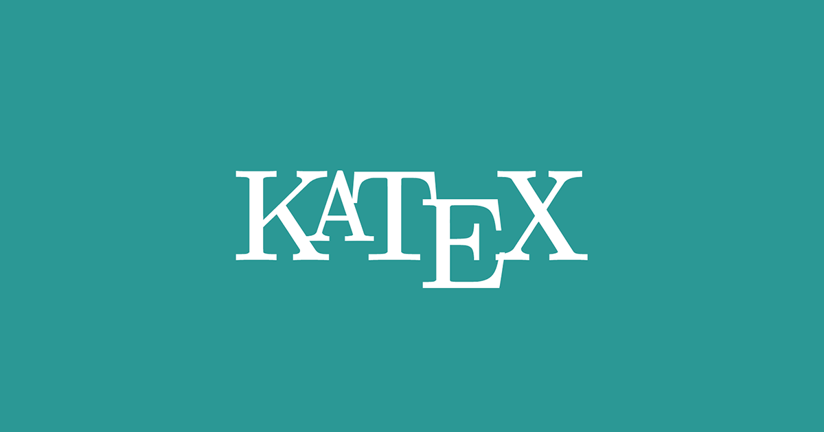 Supported Functions Katex